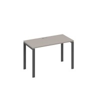 А4 А1 003 МП (Мокко премиум/Антрацит) Стол письменный на металлокаркасе UNO
