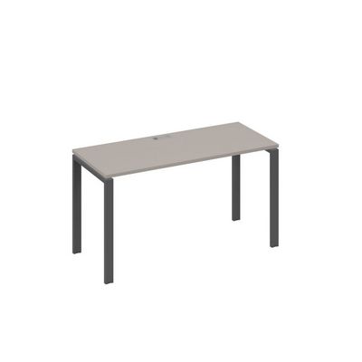 А4 А1 004 МП (Мокко премиум/Антрацит) Стол письменный на металлокаркасе UNO