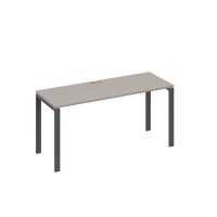 А4 А1 005 МП (Мокко премиум/Антрацит) Стол письменный на металлокаркасе UNO