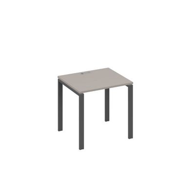 А4 А1 011 МП (Мокко премиум/Антрацит) Стол письменный на металлокаркасе UNO