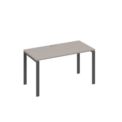 А4 А1 014 МП (Мокко премиум/Антрацит) Стол письменный на металлокаркасе UNO