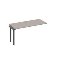 А4 А1 015-1 МП (Мокко премиум/Антрацит) Секция стола 160 рабочей станции на каркасе UNO