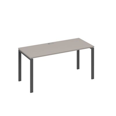 А4 А1 015 МП (Мокко премиум/Антрацит) Стол письменный на металлокаркасе UNO