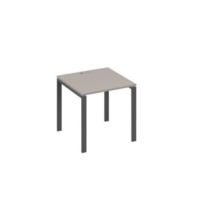 А4 А1 021 МП (Мокко премиум/Антрацит) Стол письменный на металлокаркасе UNO