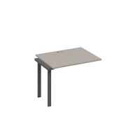 А4 А1 022-1 МП (Мокко премиум/Антрацит) Секция стола 100 рабочей станции на каркасе UNO