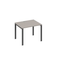 А4 А1 022 МП (Мокко премиум/Антрацит) Стол письменный на металлокаркасе UNO