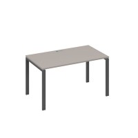 А4 А1 024 МП (Мокко премиум/Антрацит) Стол письменный на металлокаркасе UNO