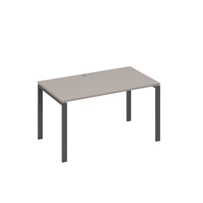 А4 А1 024 МП (Мокко премиум/Антрацит) Стол письменный на металлокаркасе UNO