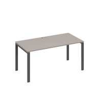 А4 А1 025 МП (Мокко премиум/Антрацит) Стол письменный на металлокаркасе UNO