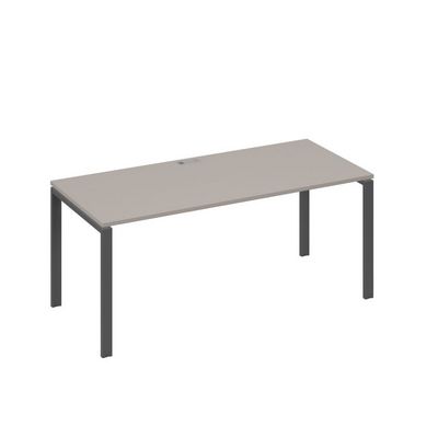 А4 А1 026 МП (Мокко премиум/Антрацит) Стол письменный на металлокаркасе UNO