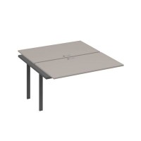 А4 А1 177-1 МП (Мокко премиум/Антрацит) Секция станции на металлокаркасе UNO 2х140