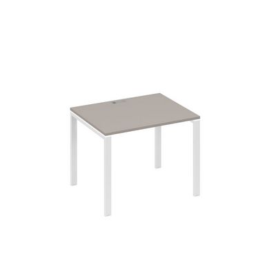 А4 Б1 022 МП (Мокко премиум/Белый) Стол письменный на металлокаркасе UNO