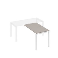 А4 Б1 074 МП (Мокко премиум/Белый) Брифинг-приставка с каркасом UNO