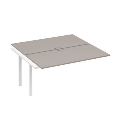 А4 Б1 178-1 МП (Мокко премиум/Белый) Секция станции на металлокаркасе UNO 2х160