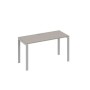 А4 С1 004 МП (Мокко премиум/Серый) Стол письменный на металлокаркасе UNO