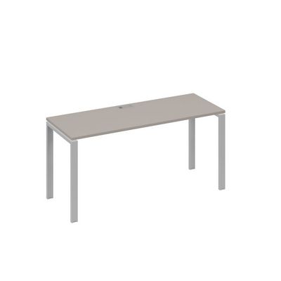 А4 С1 005 МП (Мокко премиум/Серый) Стол письменный на металлокаркасе UNO