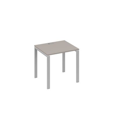 А4 С1 011 МП (Мокко премиум/Серый) Стол письменный на металлокаркасе UNO