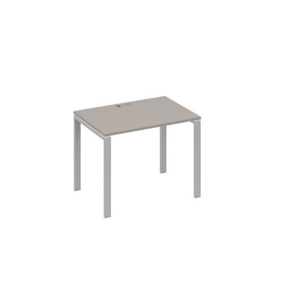 А4 С1 012 МП (Мокко премиум/Серый) Стол письменный на металлокаркасе UNO