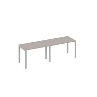 А4 С1 013-2 МП (Мокко премиум/Серый) Рабочая станция 2х120 опоры UNO