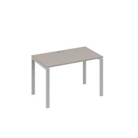 А4 С1 013 МП (Мокко премиум/Серый) Стол письменный на металлокаркасе UNO