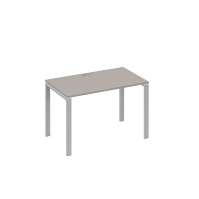 А4 С1 013 МП (Мокко премиум/Серый) Стол письменный на металлокаркасе UNO