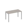 А4 С1 014 МП (Мокко премиум/Серый) Стол письменный на металлокаркасе UNO