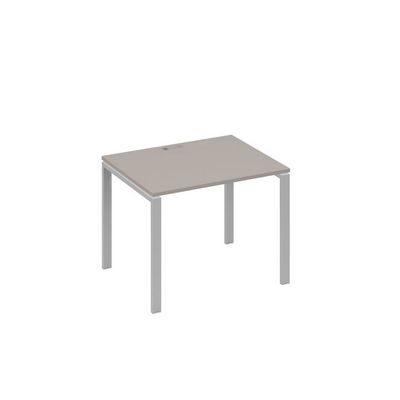 А4 С1 022 МП (Мокко премиум/Серый) Стол письменный на металлокаркасе UNO