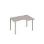 А4 С1 042 МП (Мокко премиум/Серый) Стол эргономичный правый "Классика" на металлокаркасе UNO