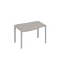 А4 С1 061 МП (Мокко премиум/Серый) Стол эргономичный левый "Техно" на металлокаркасе UNO
