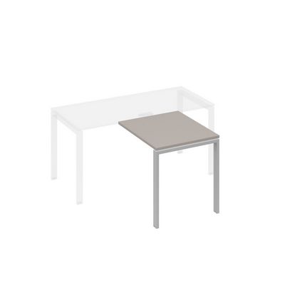 А4 С1 073 МП (Мокко премиум/Серый) Брифинг-приставка с каркасом UNO