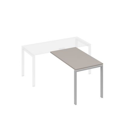 А4 С1 074 МП (Мокко премиум/Серый) Брифинг-приставка с каркасом UNO