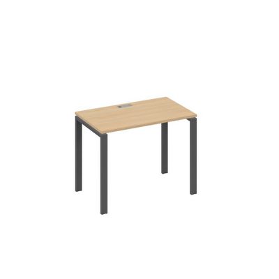 А4 А1 002 НД (Натуральный дуб/Антрацит) Стол письменный на металлокаркасе UNO