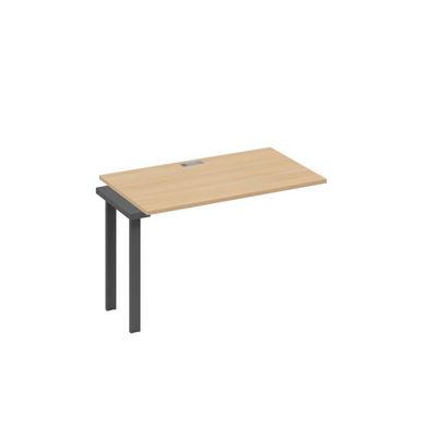 А4 А1 013-1 НД (Натуральный дуб/Антрацит) Секция стола 120 рабочей станции на каркасе UNO