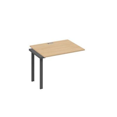 А4 А1 022-1 НД (Натуральный дуб/Антрацит) Секция стола 100 рабочей станции на каркасе UNO