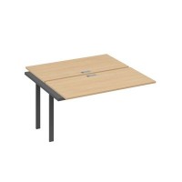 А4 А1 174-1 НД (Натуральный дуб/Антрацит) Секция станции на металлокаркасе UNO 2х140