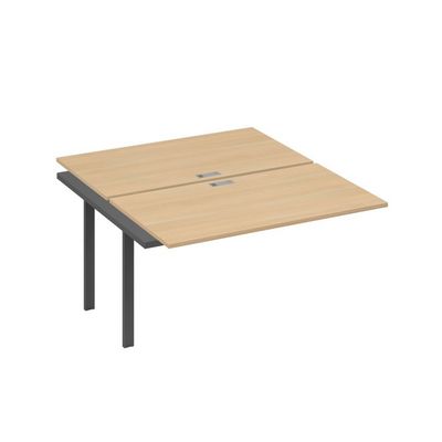 А4 А1 177-1 НД (Натуральный дуб/Антрацит) Секция станции на металлокаркасе UNO 2х140