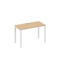 А4 Б1 003 НД (Натуральный дуб/Белый) Стол письменный на металлокаркасе UNO