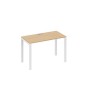 А4 Б1 003 НД (Натуральный дуб/Белый) Стол письменный на металлокаркасе UNO