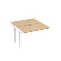 А4 Б1 173-1 НД (Натуральный дуб/Белый) Секция станции на металлокаркасе UNO 2х120