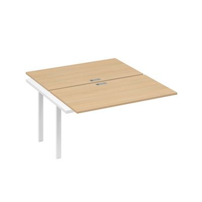 А4 Б1 177-1 НД (Натуральный дуб/Белый) Секция станции на металлокаркасе UNO 2х140