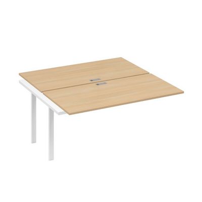 А4 Б1 178-1 НД (Натуральный дуб/Белый) Секция станции на металлокаркасе UNO 2х160