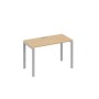 А4 С1 003 НД (Натуральный дуб/Серый) Стол письменный на металлокаркасе UNO