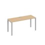 А4 С1 005 НД (Натуральный дуб/Серый) Стол письменный на металлокаркасе UNO