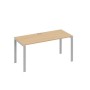 А4 С1 015 НД (Натуральный дуб/Серый) Стол письменный на металлокаркасе UNO