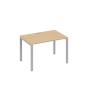 А4 С1 023 НД (Натуральный дуб/Серый) Стол письменный на металлокаркасе UNO