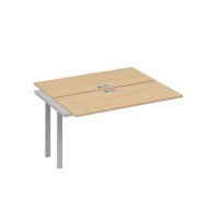 А4 С1 171-1 НД (Натуральный дуб/Серый) Секция станции на металлокаркасе UNO 2х140