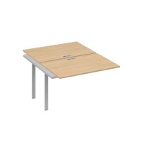 А4 С1 176-1 НД (Натуральный дуб/Серый) Секция станции на металлокаркасе UNO 2х120