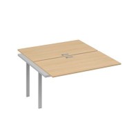 А4 С1 177-1 НД (Натуральный дуб/Серый) Секция станции на металлокаркасе UNO 2х140