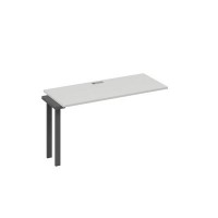 А4 А1 004-1 СЕ (Серый/Антрацит) Секция стола 140 рабочей станции на каркасе UNO