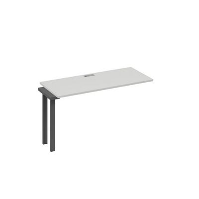 А4 А1 004-1 СЕ (Серый/Антрацит) Секция стола 140 рабочей станции на каркасе UNO